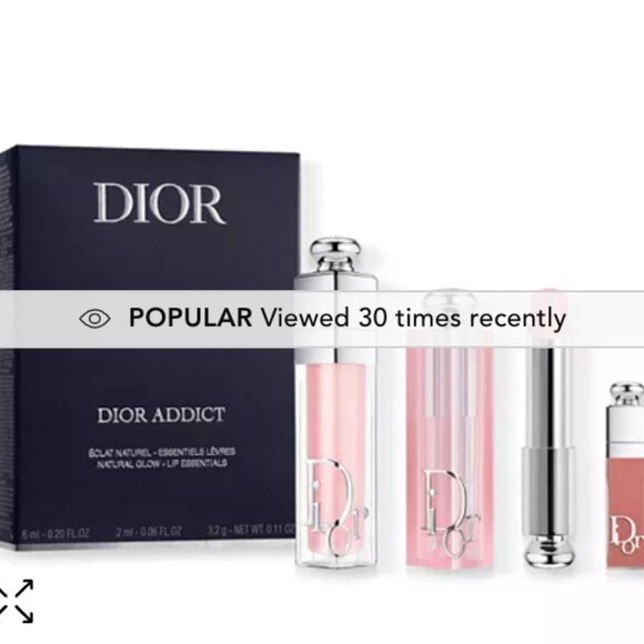 DIOR Addict Hydrating Lip Balm & Plumping Gloss Set NEW - Picture 1 of 11